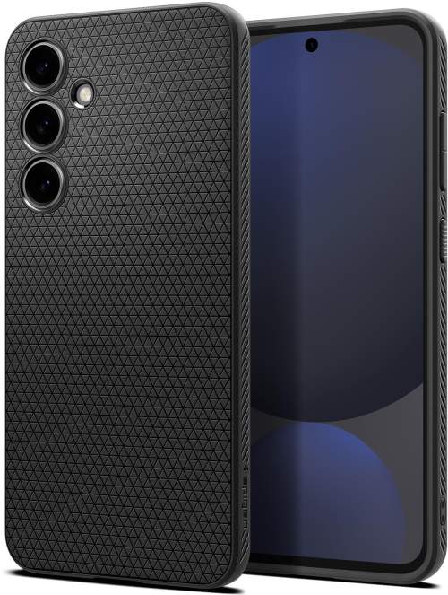 Kryt Spigen Liquid Air, matte black - Samsung Galaxy S24 FE (ACS08618)