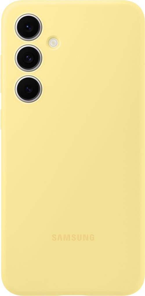 Zadní kryt EF-PS721CYE Samsung Silikonový pro Galaxy S24 FE Yellow
