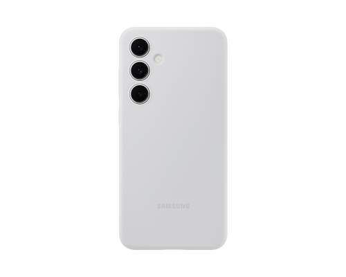 Samsung silikonový zadní kryt pro Samsung Galaxy S24 FE šedý EF-PS721CJEGWW