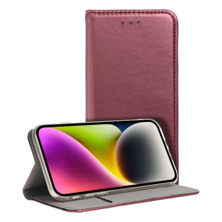 Forcell SMART MAGNETO Book case for MOTOROLA G54 burgundy 596016
