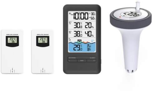 IMMAX NEO LITE Smart teplotní čidlo do bazénu + 2x vnitřní čidlo teploty a vlhkosti