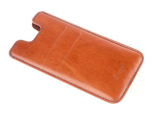 Kožený obal na iPhone 7/6S/6, Hnědý