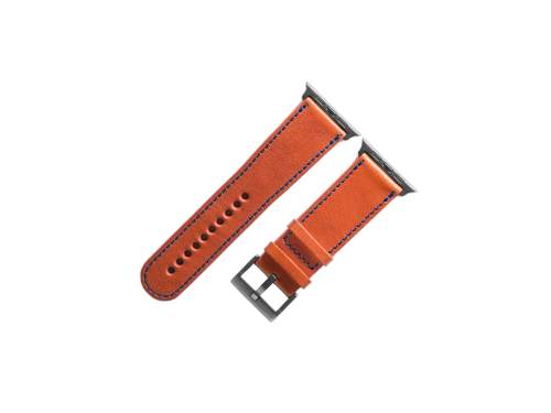 Kožený řemínek na Apple Watch, Hnědá Kování: Vesmírně šedý hliník
