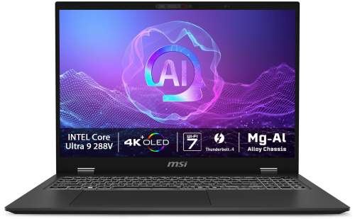 MSI Prestige 16 AI+ Evo B2VMG šedá / 16" UHD+ / Intel Core Ultra 9 288