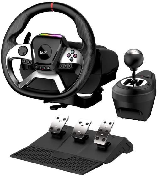 GENIUS GX SpeedMaster X5 FF černá / Sada volantu a pedálů / USB-C / vi