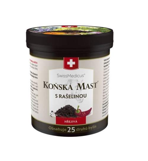 Herbamedicus Koňská mast s rašelinou hřejivá v plastové dóze 250 ml