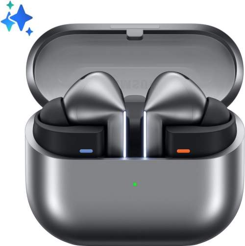 Samsung Galaxy Buds3 Pro, stříbrné