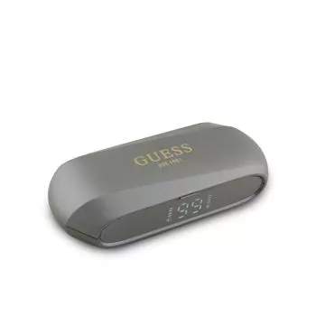 Sluchátka Bluetooth Guess Elongated Metallic ENC TWS BT 5.3 Taupe
