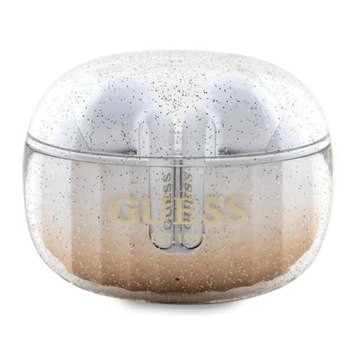 Guess Glitter Gradient TWS Bezdrátová Sluchátka Gold