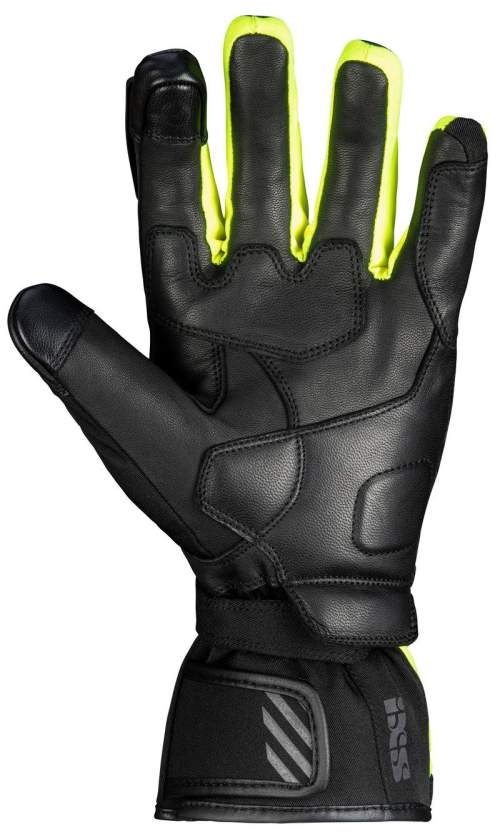 IXS Cestovní kožené rukavice iXS GLASGOW-ST 2.0 žluté - XL