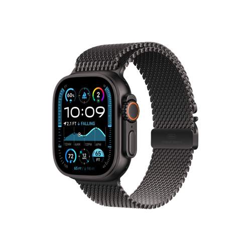 Apple Watch 49/46/45/44mm milánský tah z černého titanu S