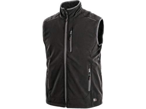 Canis CXS TOPEKA pánská softshell vesta černá L