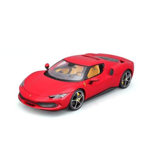 Bburago 1:18 Ferrari 296 GTB Červená