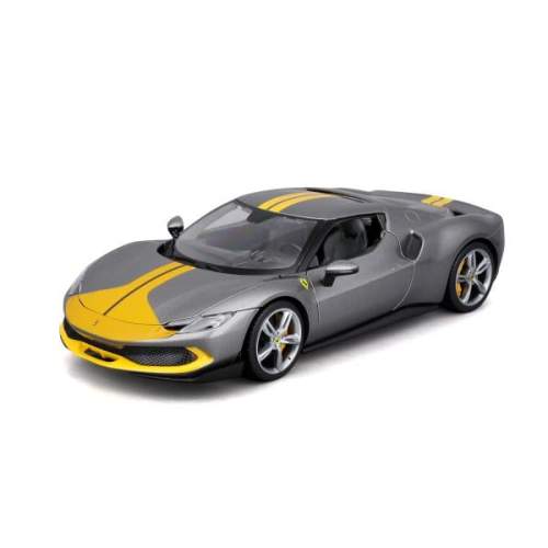 Bburago 1:18 Ferrari 296 GTB Assetto Fiorano Šedá
