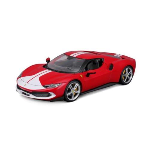 Bburago 1:18 Ferrari 296 GTB Assetto Fiorano Červená