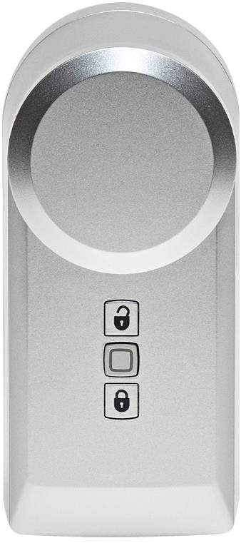 Homematic IP HmIP-DLD-S Pohon dveřního zámku stříbrná