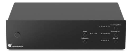 Pro-Ject Phono Box S3 B - Plně symetrický gramofonový předzesilovač, černý