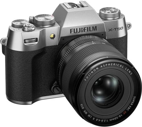 FUJIFILM X-T50 stříbrný + 16-50 mm