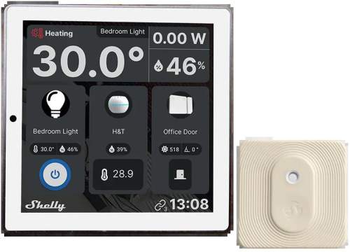 Sada Shelly Nástěnný ovládací panel (bílý) + BLU H&T Ivory