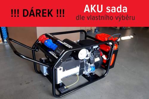 Honda Rámová profesionální elektrocentrála TP 15 HP s podvozkem H720374