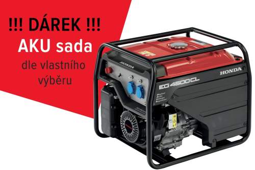 Honda Rámová profesionální elektrocentrála EG 4500