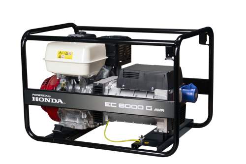 Honda Rámová profesionální elektrocentrála EC 6000G AVR