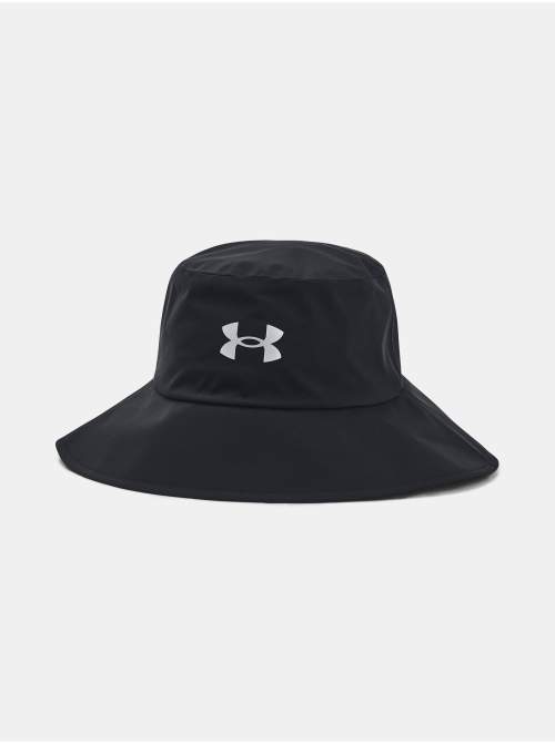 Under Armour DRIVER RAIN BUCKET Unisex klobouk, černá, velikost