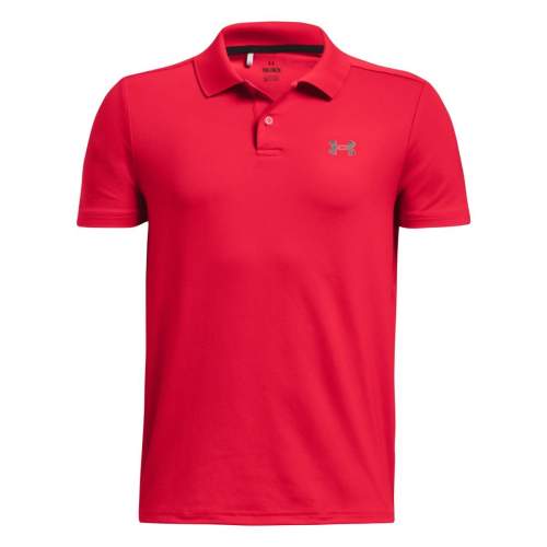 Under Armour Chlapecké polo tričko Performance Polo red YM, Červená, 137, –, 150