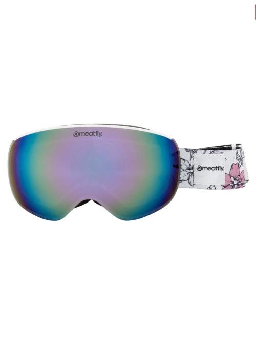 Meatfly sNB & SKI brýle Ekko S White Blossom | Bílá | Velikost One Size