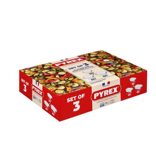 Pyrex Sada pekáčů 3 ks 2 l + 3 l + 4 l