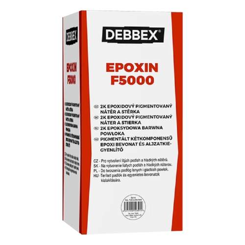 Den Braven EPOXIN F5000 5 + 1 kg sada plechovek dopravní bílá RAL 9016 T69016