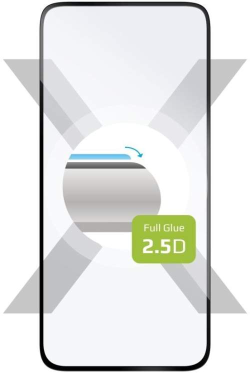 Fixed Full-Cover tvrzené sklo pro Samsung Galaxy S25 Ultra, na celý displej, černé