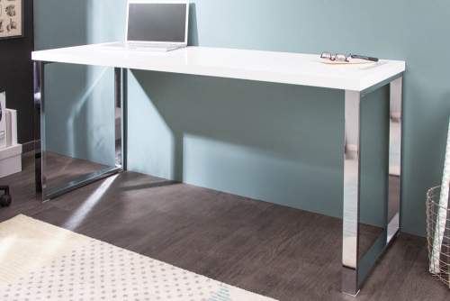 Estila Elegantní moderní pracovní stůl White Desk 140 cm bílý