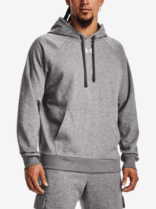 Under Armour Rival Fleece Hoodie-GRY XL