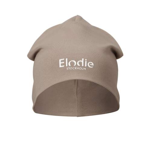 Elodie details Bavlněná čepice Logo Beanies Tender Taupe 0-6 měsíců