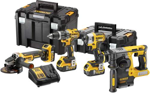 DeWALT DCK422P3T 18V combo Aku sada nářadí, 3x5Ah, nabíječka