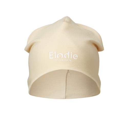 Elodie details Bavlněná čepice Logo Beanies Oat White 6-12 měsíců
