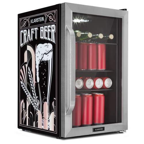 Klarstein Beersafe 70, Craft Beer Edition lednice, 70 l, nerezová ocel HEA13-CraftBeer-SS