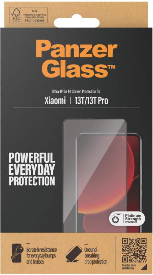 PanzerGlass Ultra-Wide Fit ochranné sklo Xiaomi 13T/13T Pro