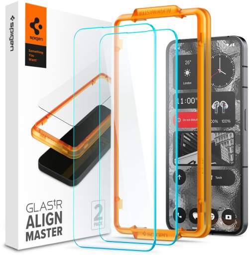 Spigen Glass tR AlignMaster tvrzené sklo Nothing Phone (2) (2-pack)