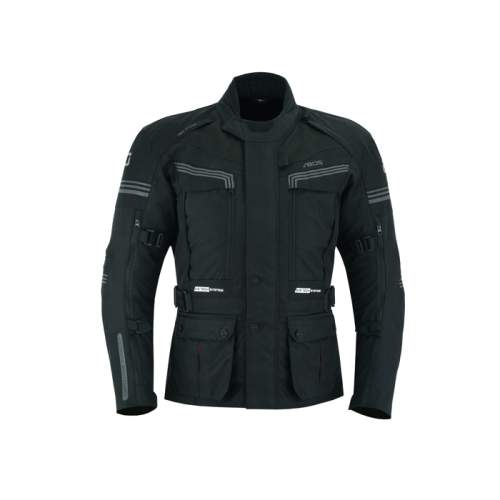 BOS Maximum pánská touringová moto bunda černá černá 3XL