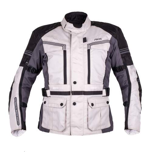 BOS Maximum pánská touringová moto bunda béžová/černá béžová/černá L
