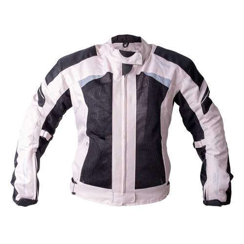 BOS Aylin dámská letní textilní moto bunda, silver grey šedá S