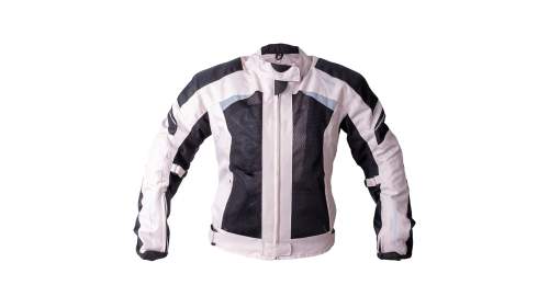 BOS Aylin dámská letní textilní moto bunda, silver grey šedá XL