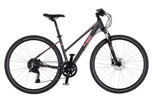 4EVER PULSE DISC (black / metal pink) 2023/24 Průměr kol: 28" (700C), Výška rámu: (19" = 47 cm), Velikost rámu: L