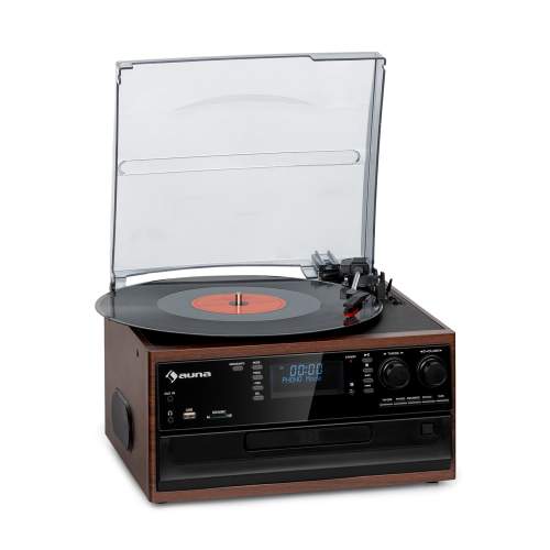 Auna Oakland DAB retro stereo systém 10033747 WD