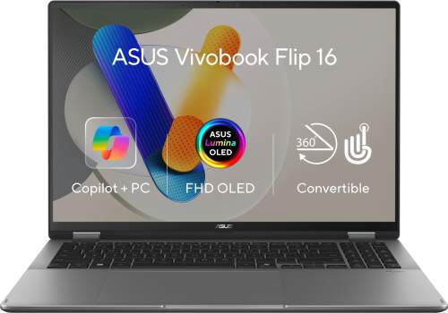 ASUS Vivobook 16 Flip TP3607SA-OLED021W Matte Gray kovový