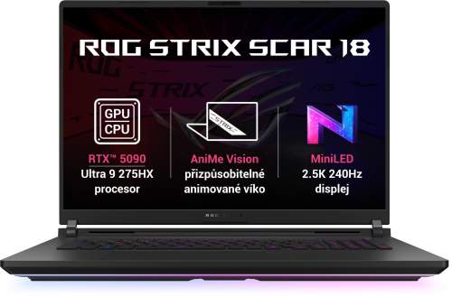 ASUS ROG Strix SCAR 18 G835LX-NEBULA007X Off Black