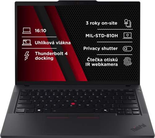 Lenovo ThinkPad T14 G5 Ultra 7 155U/AI/32GB/1TB SSD/14" WUXGA IPS/3yPremier/Win11 Pro/černá (21ML003HCK)