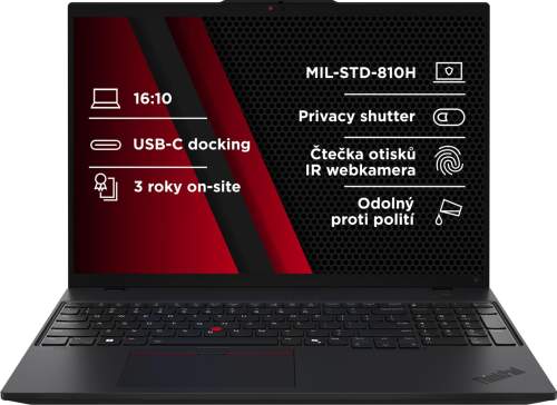 LENOVO NTB ThinkPad L16 AMD G1 - Ryzen7 PRO 7735U, 16\" WUXGA, 16GB, 1TBSSD, 5MP+IRcam, W11P